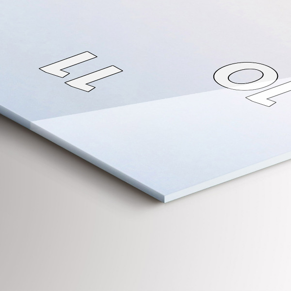 Téglalap alakú üvegóra Tó és hegyek