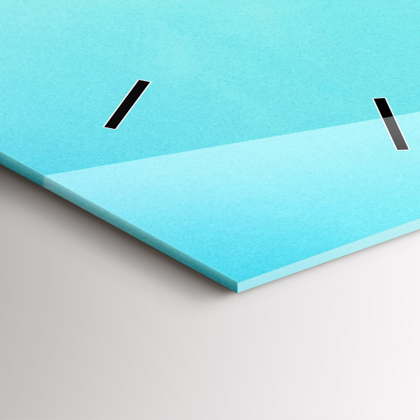 Téglalap alakú üvegóra Hegy és folyó Lengyelországban