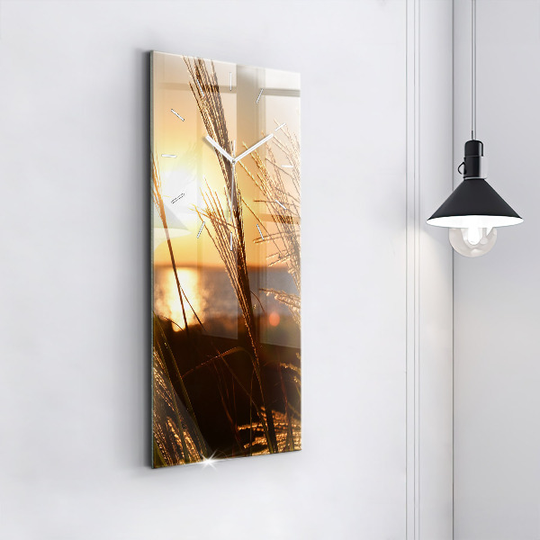 Téglalap alakú üvegóra Búza az arany napsütésben