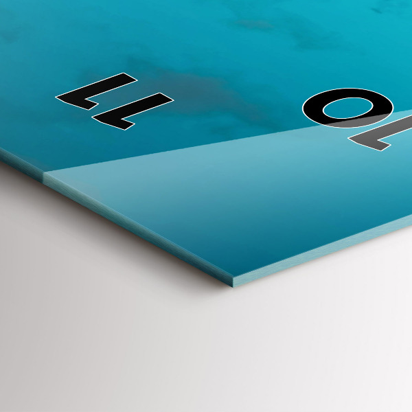 Téglalap alakú üvegóra Nő az úton