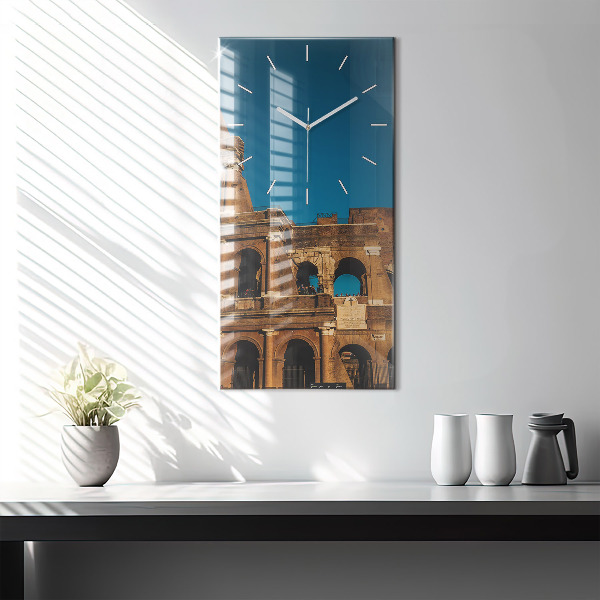 Téglalap alakú üvegóra A Colosseum Olaszországban