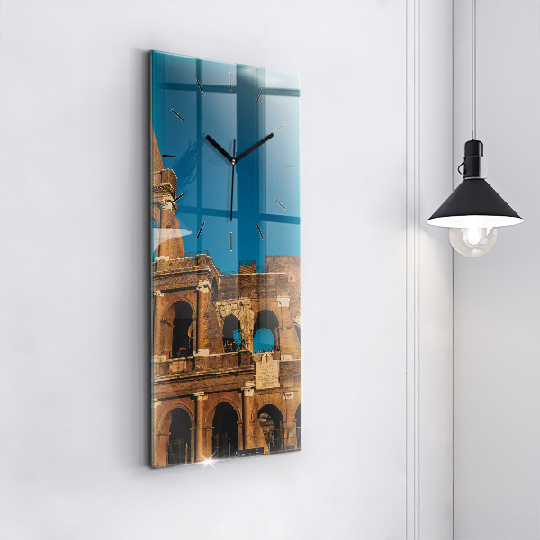 Téglalap alakú üvegóra A Colosseum Olaszországban