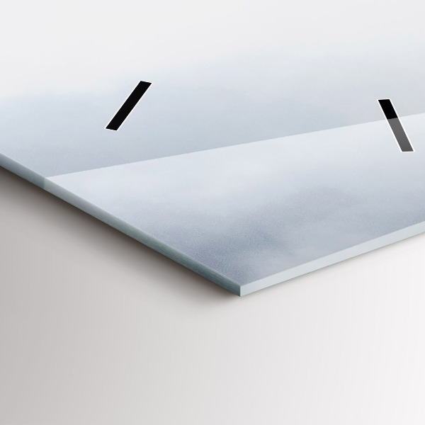 Téglalap alakú üvegóra Felhőkarcoló Milánóban