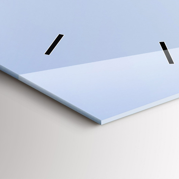 Téglalap alakú üvegóra Hegyek az óceán mellett