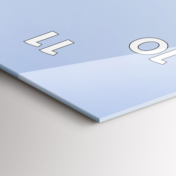 Téglalap alakú üvegóra Hegyek az óceán mellett