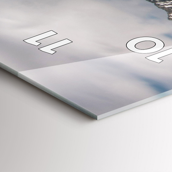 Téglalap alakú üvegóra Magas-Tátra Szlovákiában