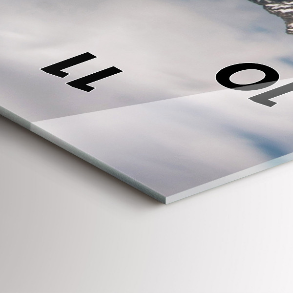 Téglalap alakú üvegóra Magas-Tátra Szlovákiában