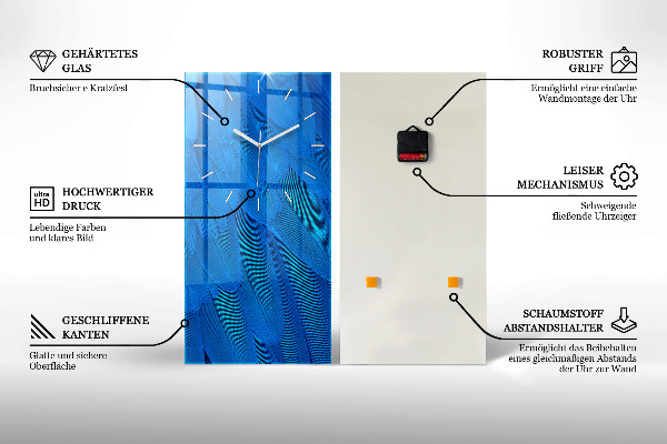 Téglalap alakú üvegóra Hegyek naplementekor