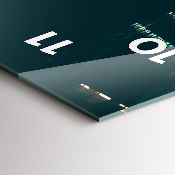 Téglalap alakú üvegóra Hilton Houston