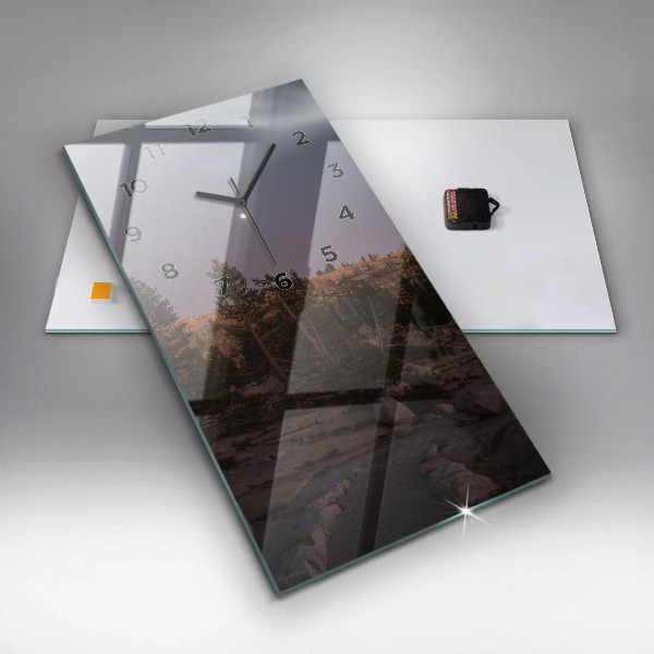 Téglalap alakú üvegóra Rocky Yosemite Road