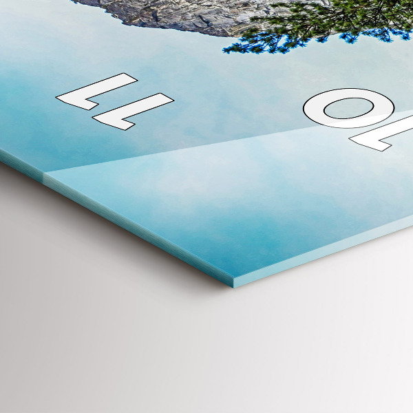 Téglalap alakú üvegóra Yosemite fahíd