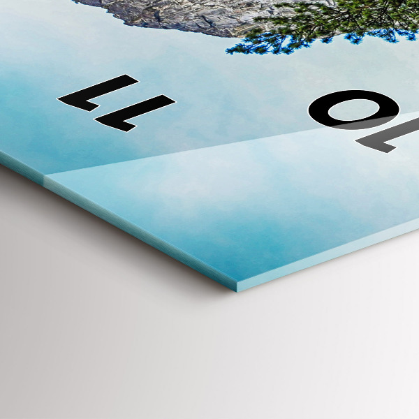 Téglalap alakú üvegóra Yosemite fahíd