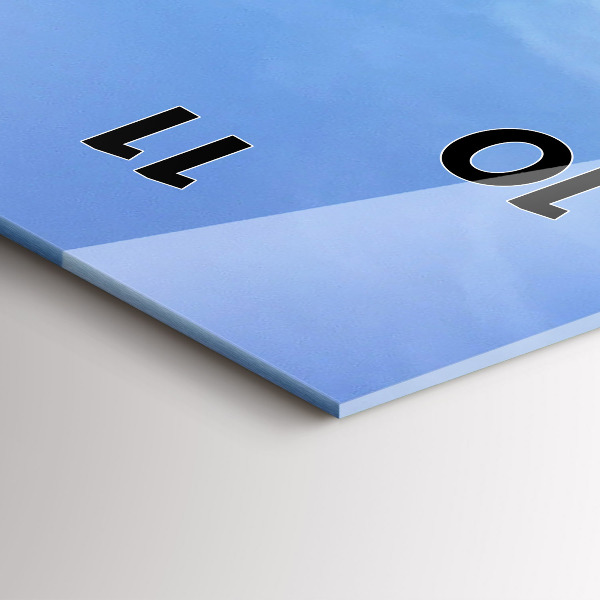 Téglalap alakú üvegóra Tengerre néző