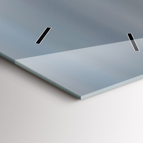 Téglalap alakú üvegóra USA zászló lobog