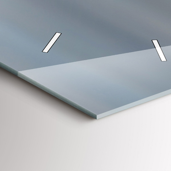 Téglalap alakú üvegóra USA zászló lobog