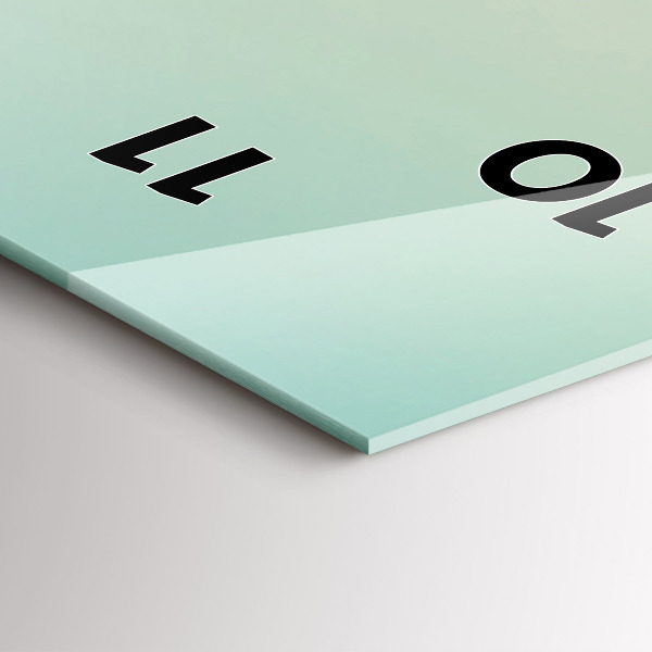 Téglalap alakú üvegóra Pálmafák Malibuban