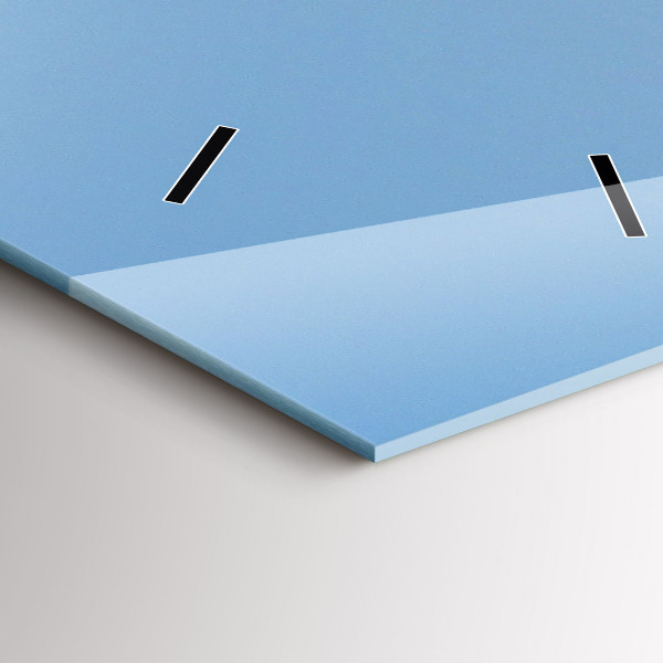 Téglalap alakú üvegóra Egy csónak az óceánon