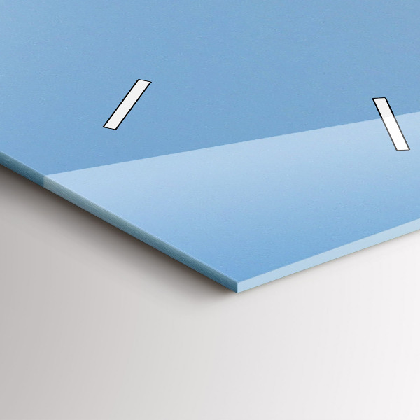 Téglalap alakú üvegóra Egy csónak az óceánon