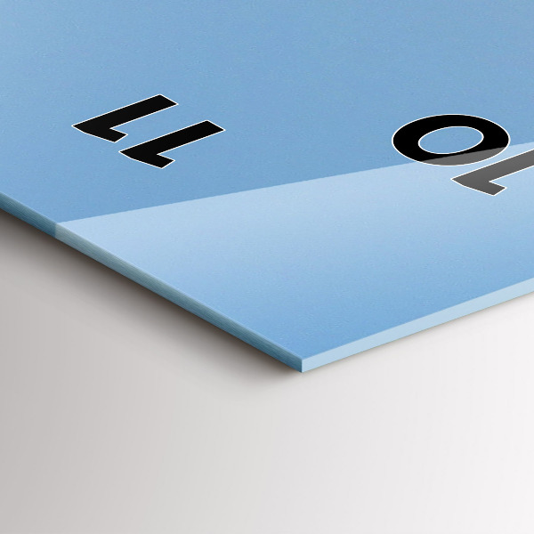 Téglalap alakú üvegóra Egy csónak az óceánon