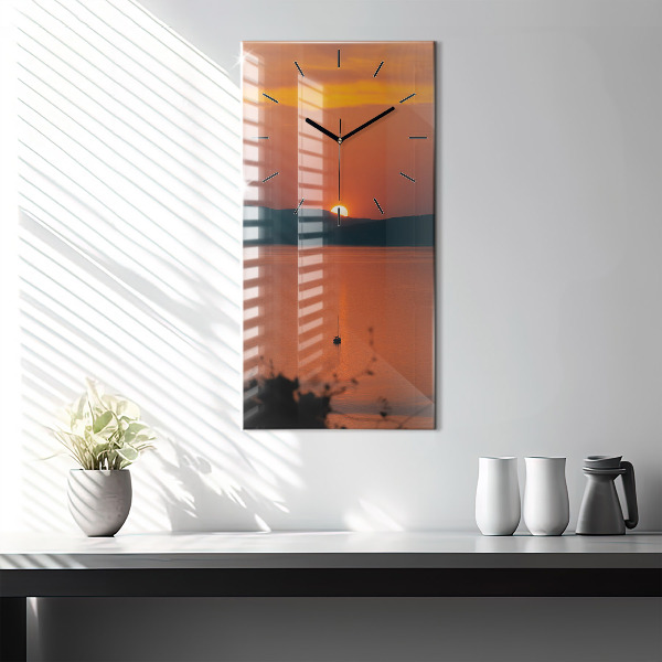 Téglalap alakú üvegóra Este a Balaton