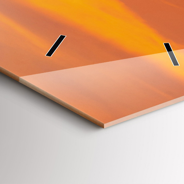 Téglalap alakú üvegóra Este a Balaton