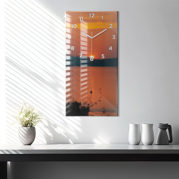 Téglalap alakú üvegóra Este a Balaton