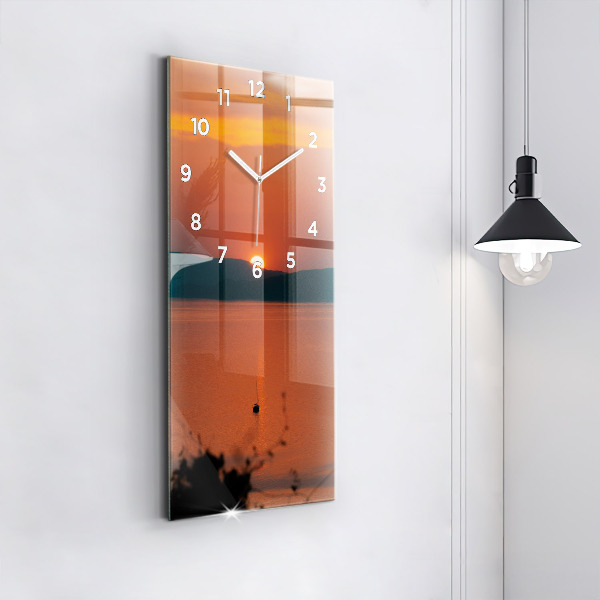 Téglalap alakú üvegóra Este a Balaton