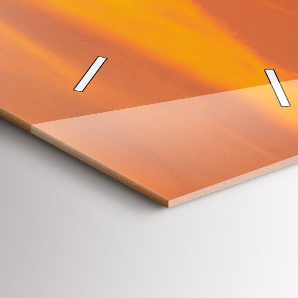 Téglalap alakú üvegóra Este a Balaton