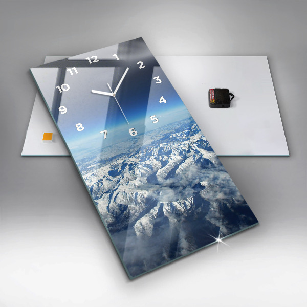 Téglalap alakú üvegóra Folyó-hegység táj