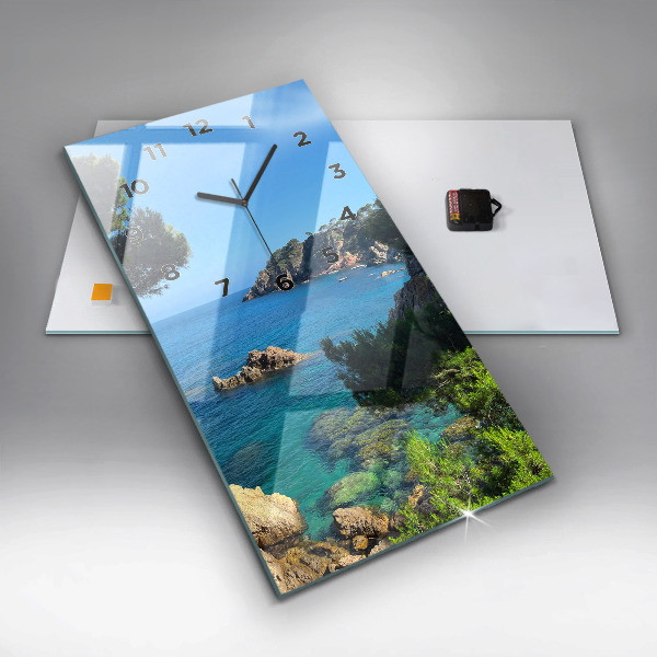 Téglalap alakú üvegóra Costa Brava