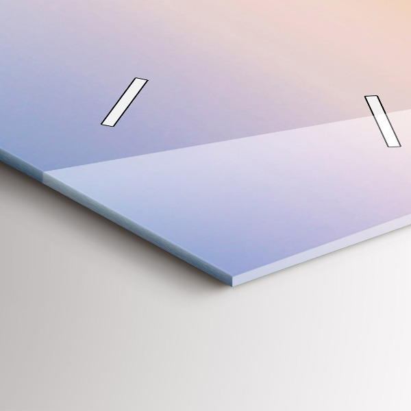 Téglalap alakú üvegóra Tengeri táj