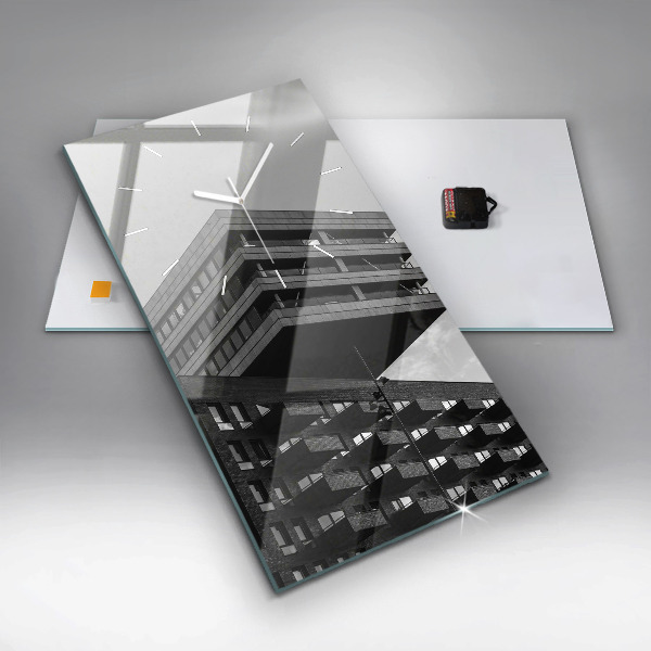 Téglalap alakú üvegóra Építészet Amszterdamban