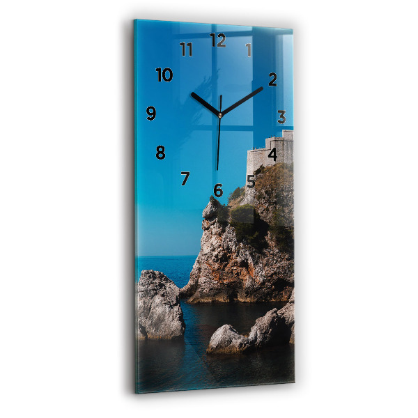 Téglalap alakú üvegóra Sziklák Dubrovnikban
