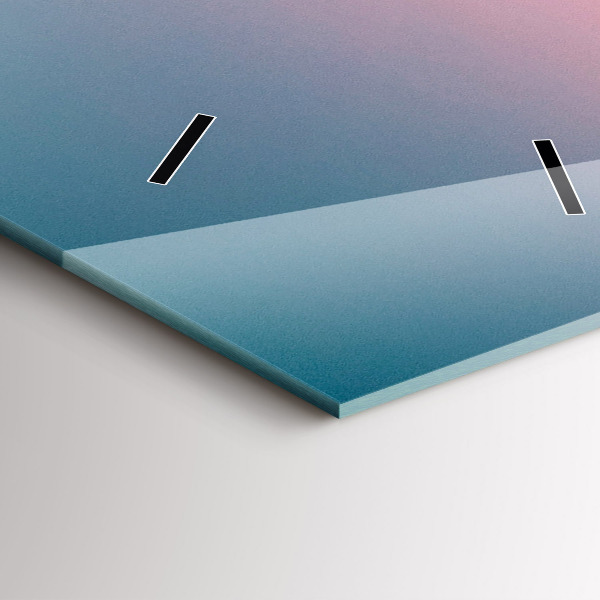 Téglalap alakú üvegóra Sziklák naplementekor