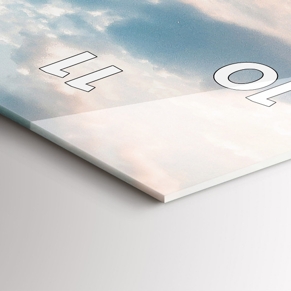 Téglalap alakú üvegóra Sziget Horvátországban