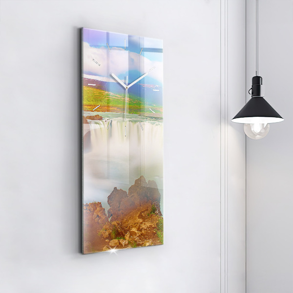 Téglalap alakú üvegóra Godafoss Izlandon