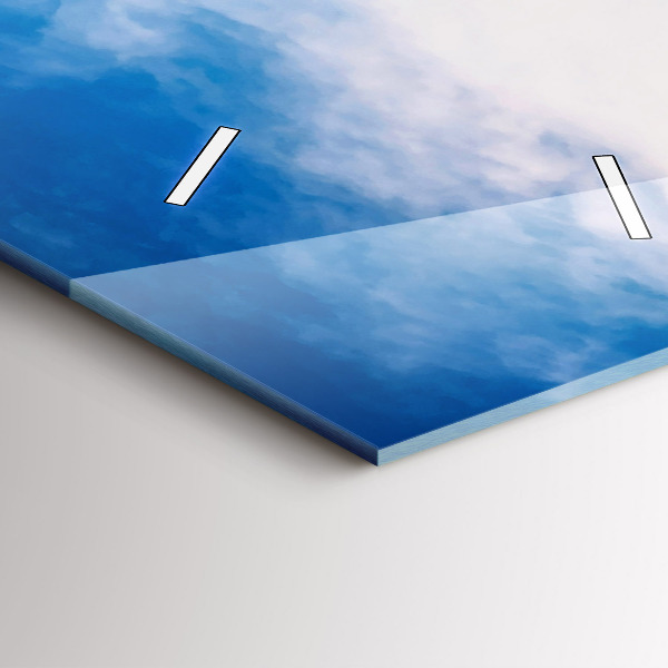 Téglalap alakú üvegóra Vízesés Izlandon