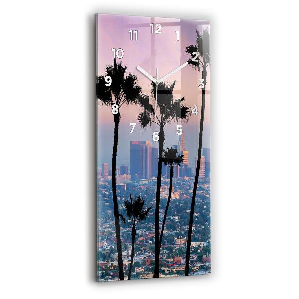 Téglalap alakú üvegóra Los Angeles-i naplemente