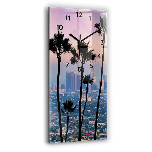 Téglalap alakú üvegóra Los Angeles-i naplemente