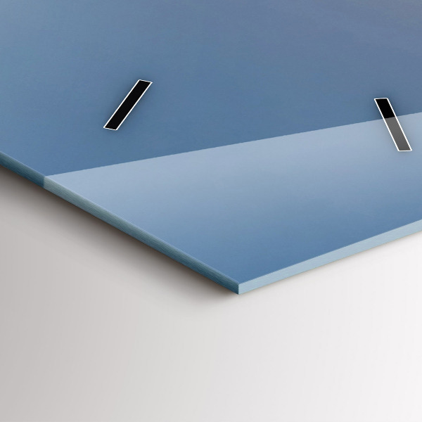 Téglalap alakú üvegóra Hegyi táj