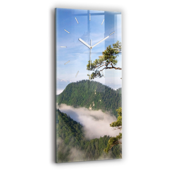 Téglalap alakú üvegóra Sokolica csúcs a Pieniny-hegységben