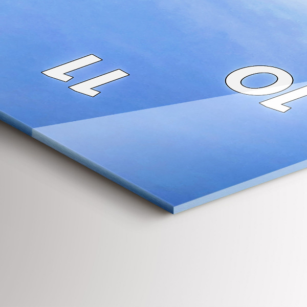 Téglalap alakú üvegóra Sokolica csúcs a Pieniny-hegységben