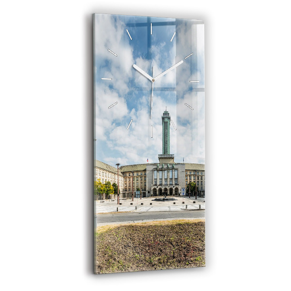 Téglalap alakú üvegóra Panoráma Ostrava városára