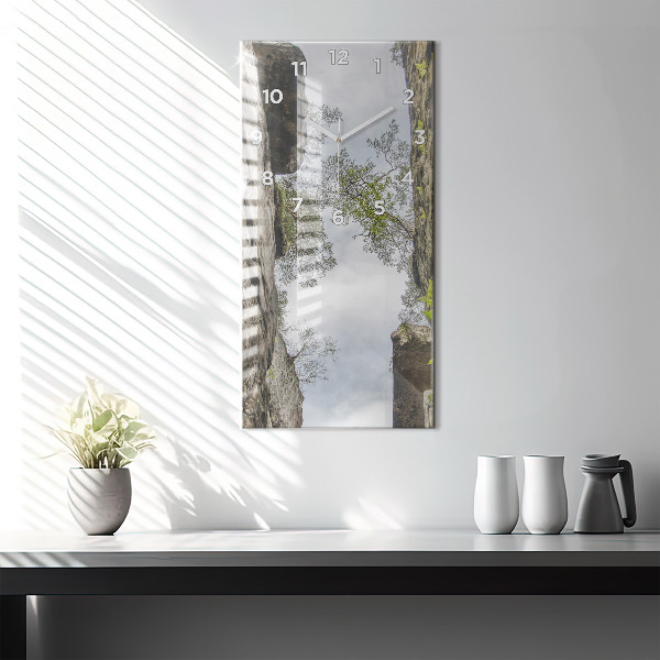 Téglalap alakú üvegóra Rockváros Csehországban