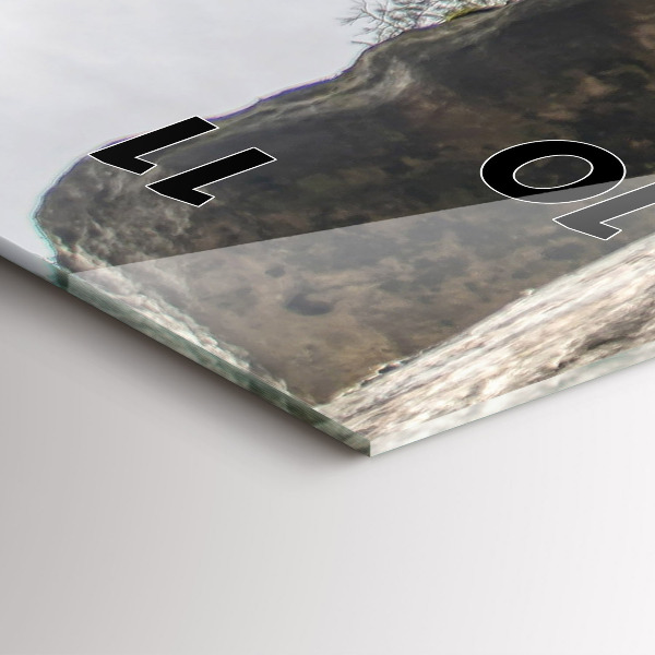 Téglalap alakú üvegóra Rockváros Csehországban