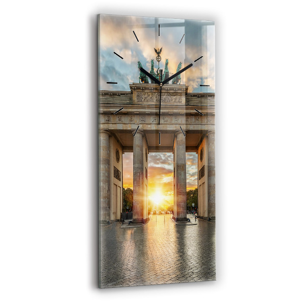 Téglalap alakú üvegóra Brandenburgi kapu Berlinben