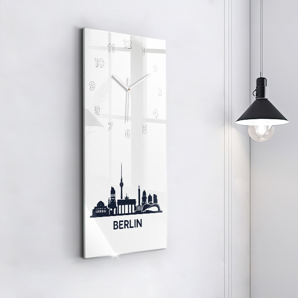 Téglalap alakú üvegóra Berlin város illusztráció