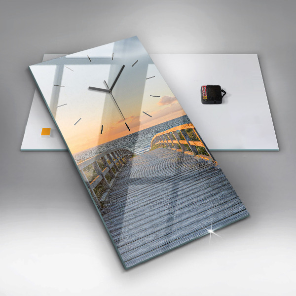 Téglalap alakú üvegóra Tengerparti nyaralás