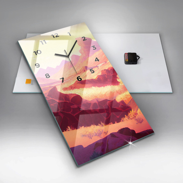 Téglalap alakú üvegóra Arizona sivatag