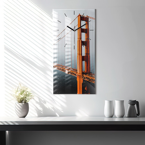Téglalap alakú üvegóra Golden Gate híd